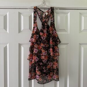 ⭐️ Tiered Multicolor Floral Dress